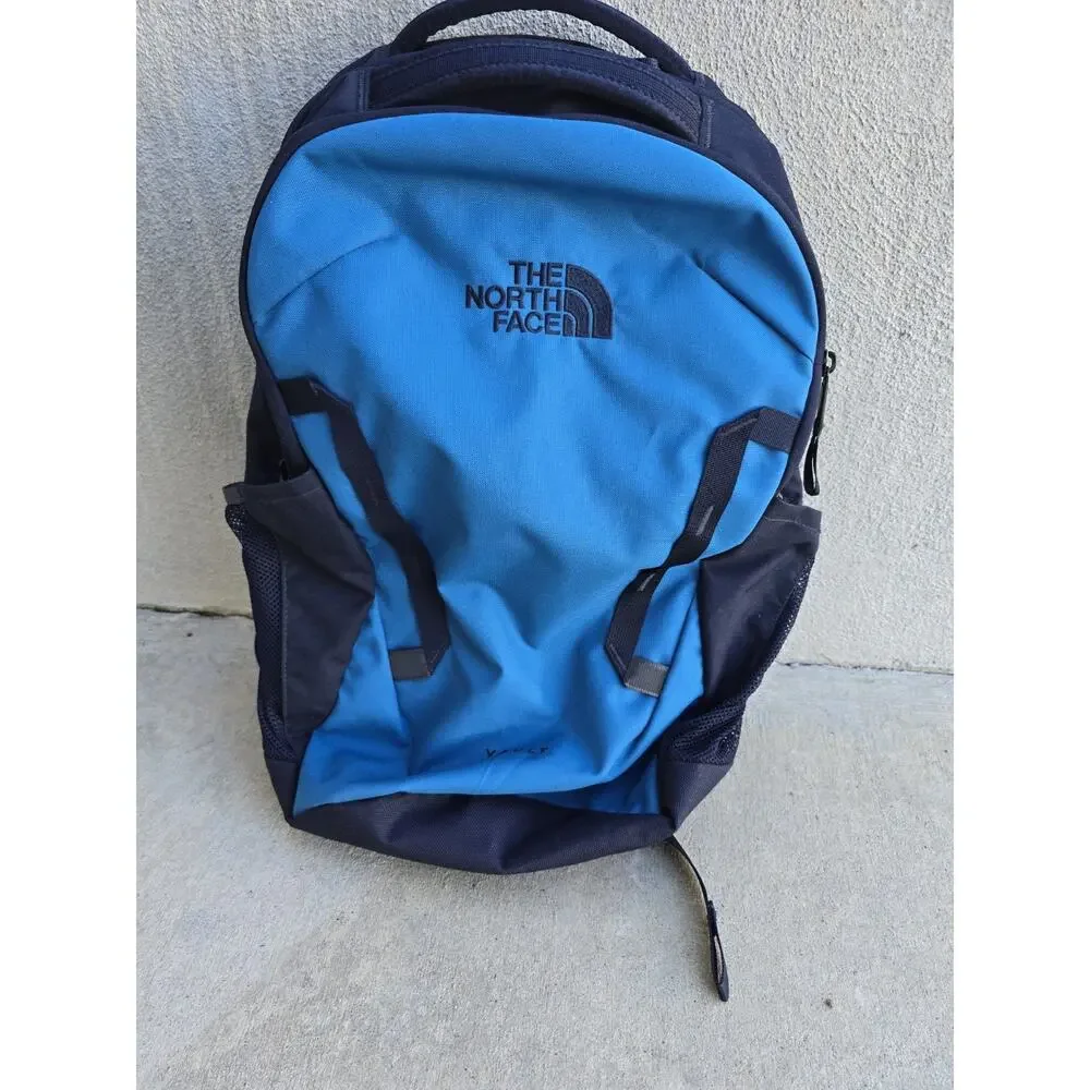 north face blue vault backpack The Pack stands on its own for easy loading and unloading The North Face | Bags
